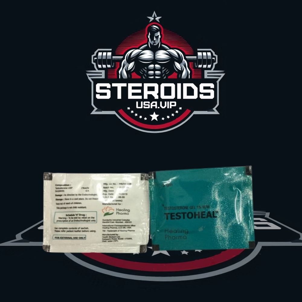 Testoheal Gel (Testogel) 14 sachês por caixa STEROIDS-USA.VIP